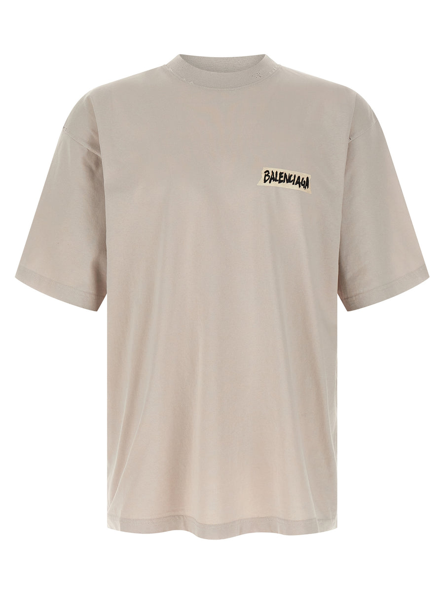 Balenciaga 100% Cotton t-shirt in gray