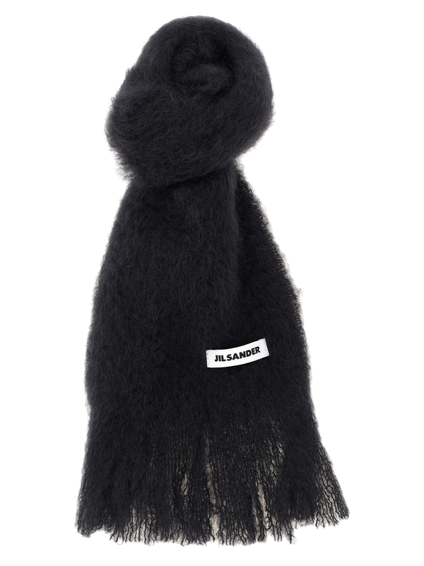 Black Wool Scarf