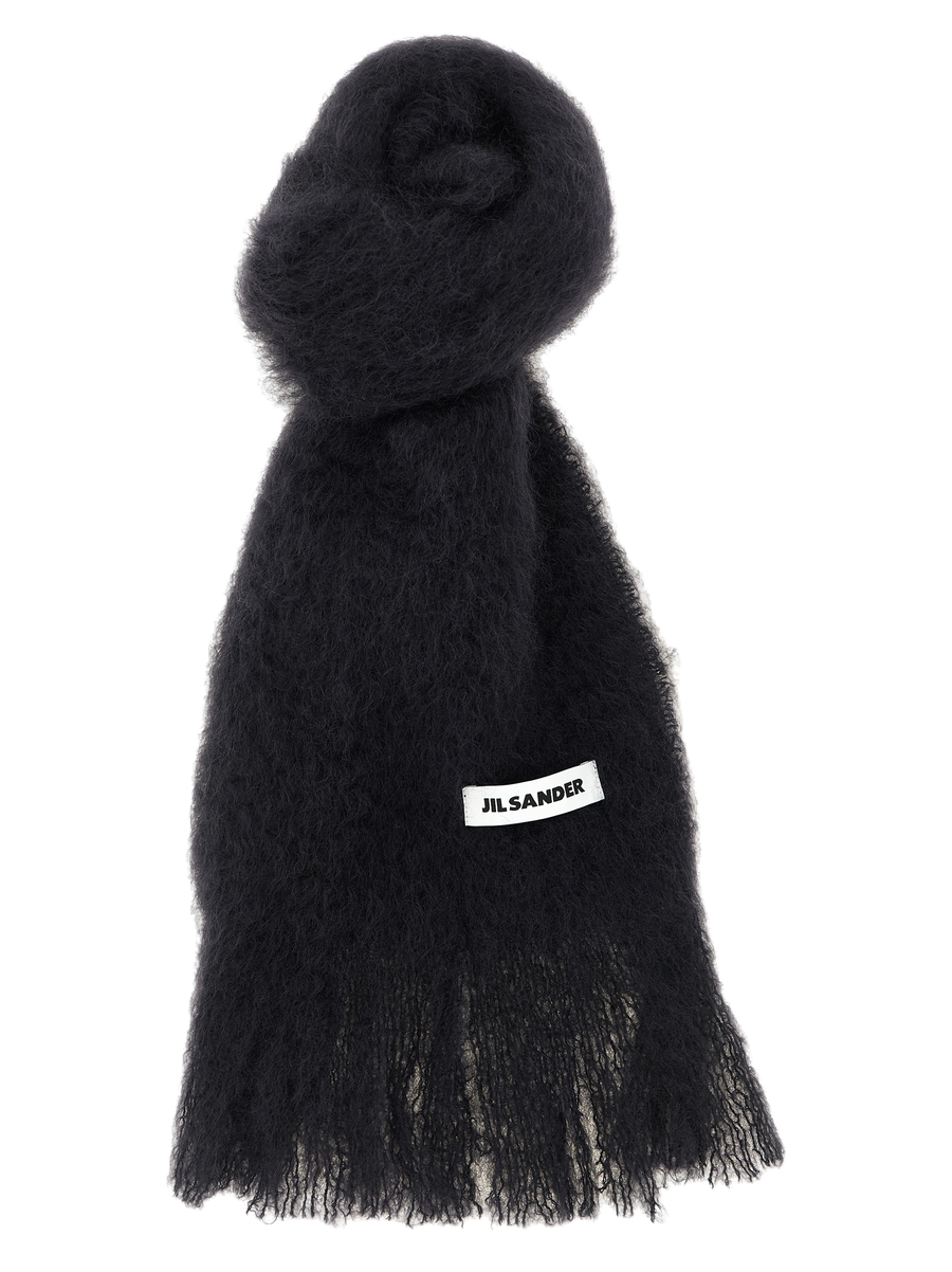 Black Wool Scarf