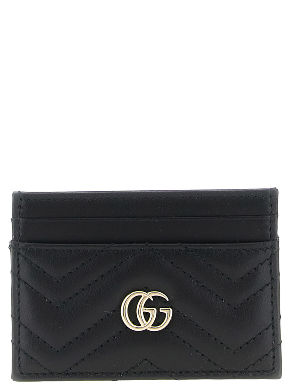 Gucci 100% calfskin leather (Bos Taurus) card case in black