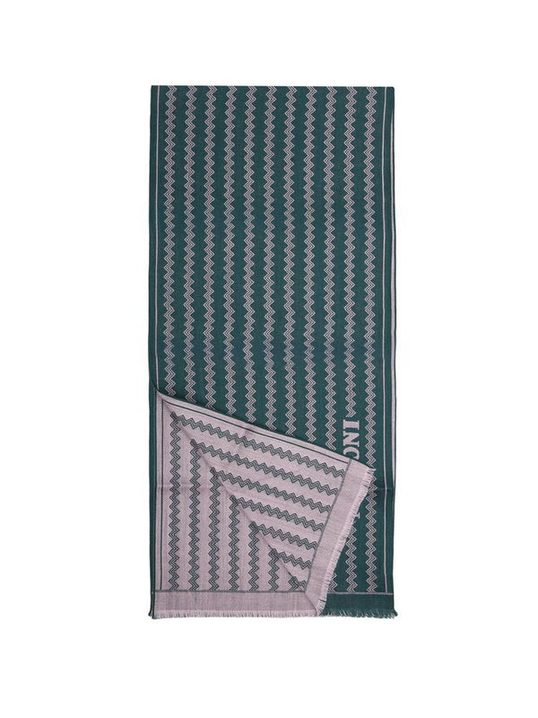 Missoni 100% Wool scarf in green
