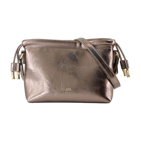 A.P.C. Synthetic crossbody bag in silver