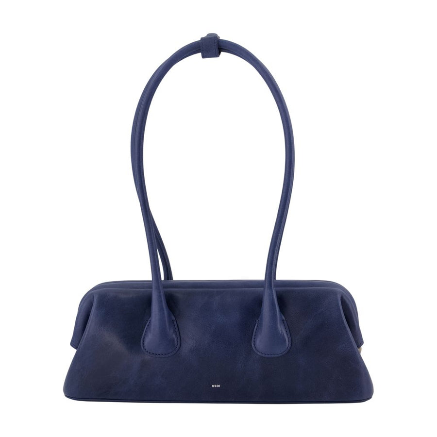 Osoi cowhide shoulder bag in blue