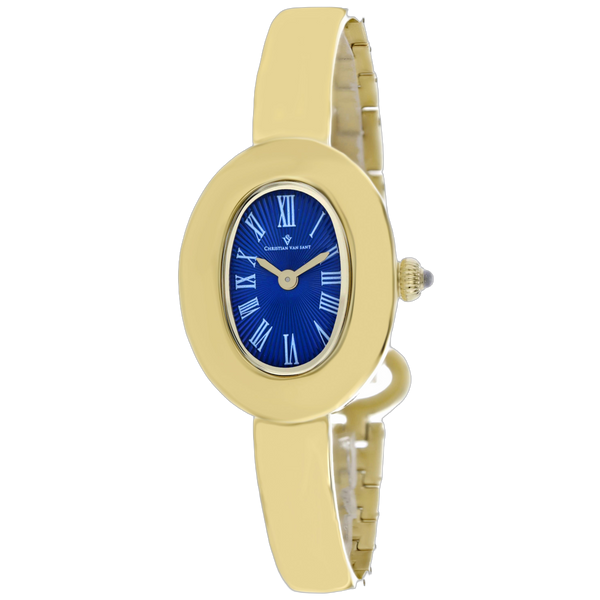 Christian Van Sant Stainless steel case watch in gold