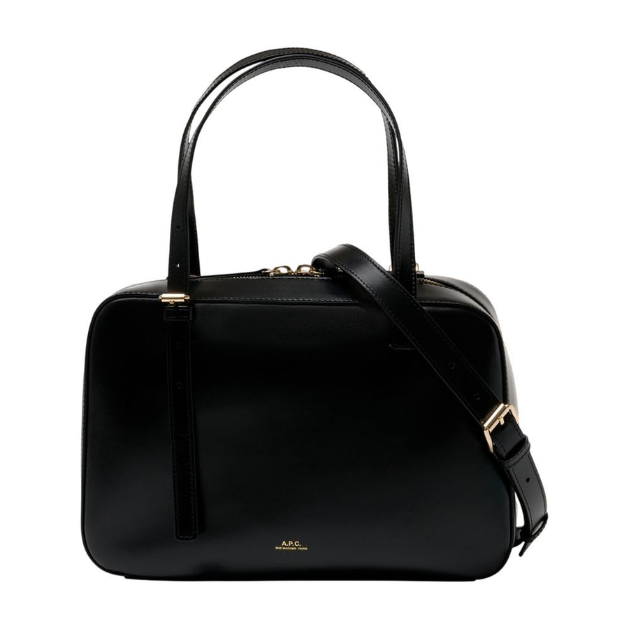 A.P.C. Cowhide shoulder bag in black