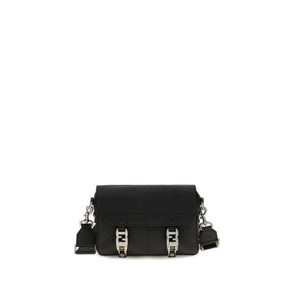 Black Calf Leather Bos Taurus Shoulder Bag