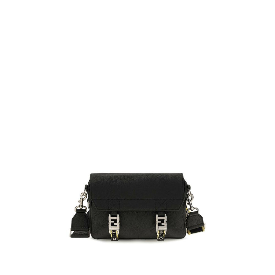 Black Calf Leather Bos Taurus Shoulder Bag