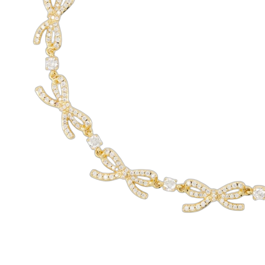 Self-Portrait Metal necklace in gold