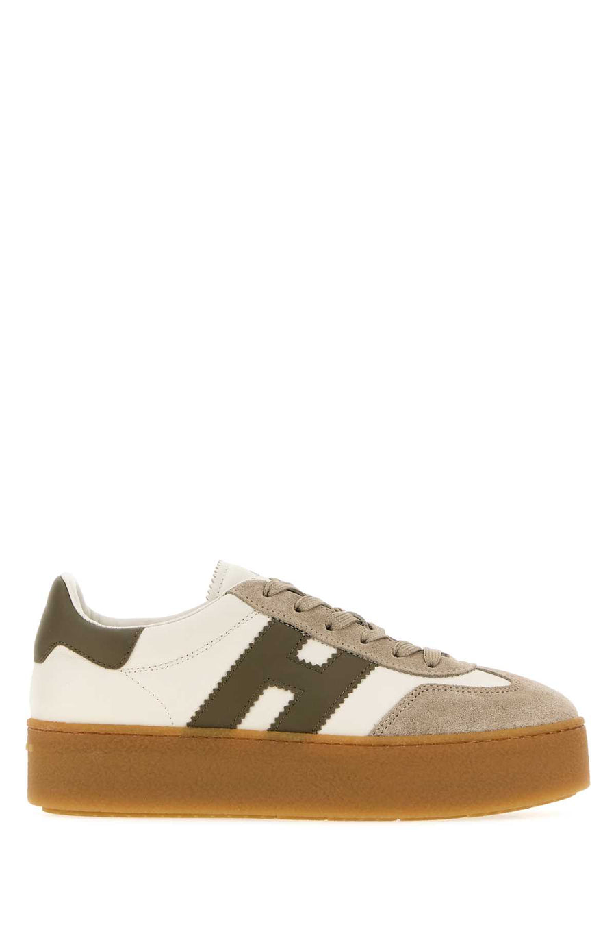 Multicolor Leather And Suede H698 Sneakers B013c424v626 Scarpe Stringate