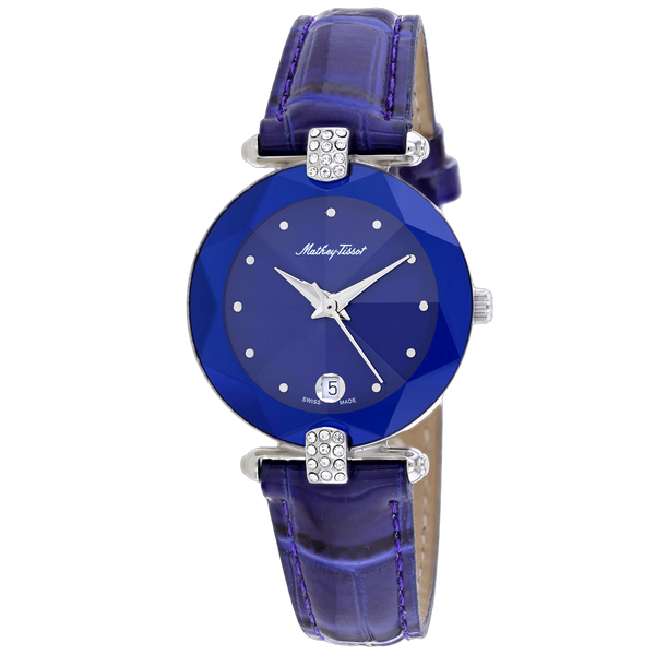 Mathey Tissot Stainless steel case watch in blue