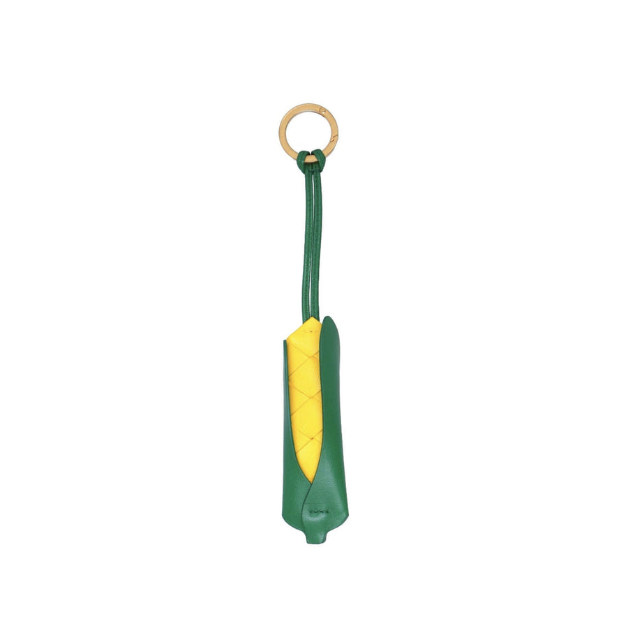 Bottega Veneta Corn Keyring Green Jewelry
