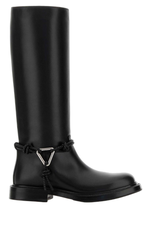 Bottega Veneta Exterior: 100% Calf; Interior: 100% Calf; Sole: Rubber and Leather boot in black