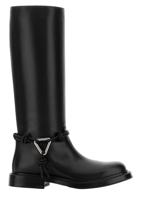 Bottega Veneta Exterior: 100% Calf; Interior: 100% Calf; Sole: Rubber and Leather boot in black