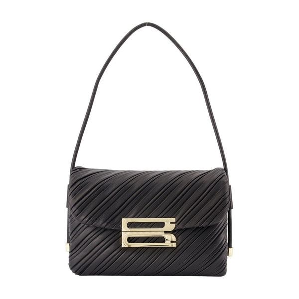 Victoria Beckham Calfskin shoulder bag in black