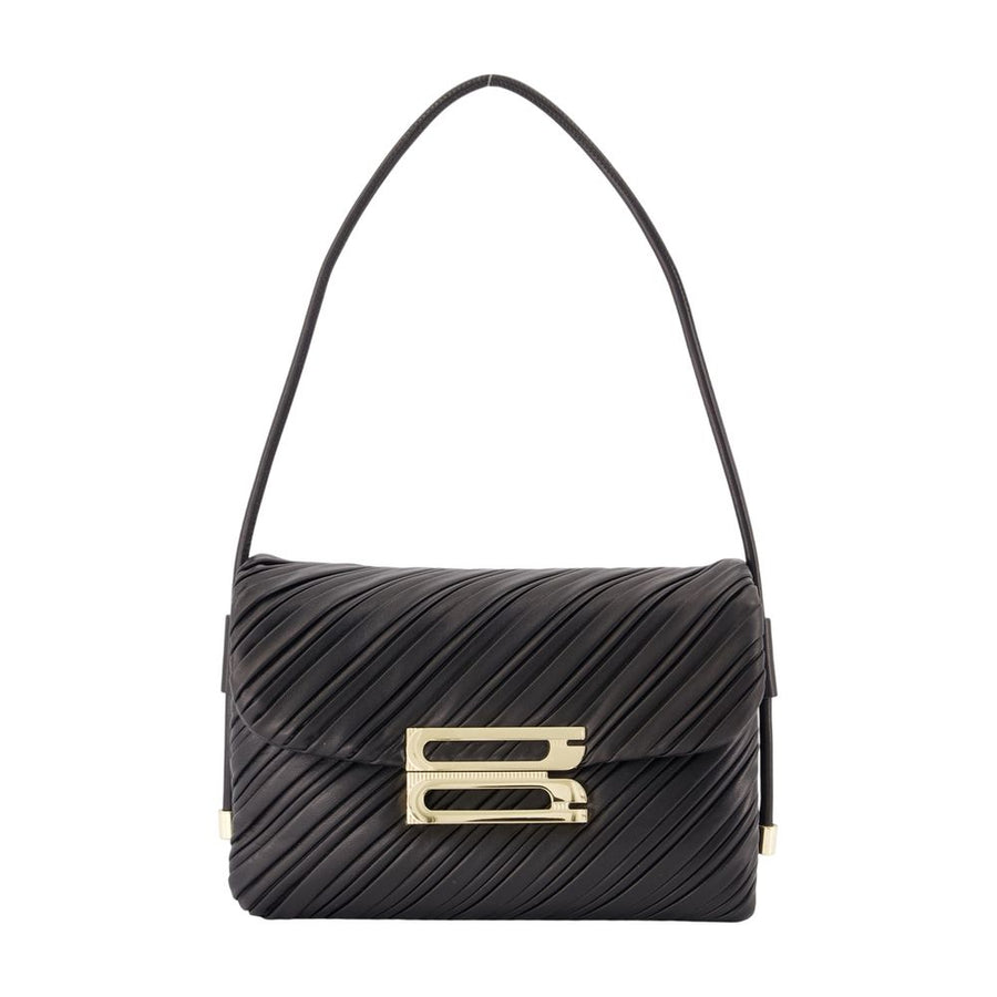 Victoria Beckham Calfskin shoulder bag in black