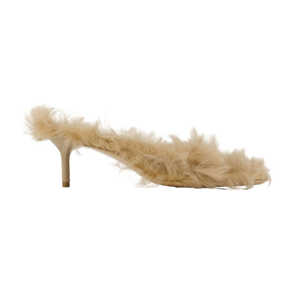 Acne Studios Lambskin heel in beige