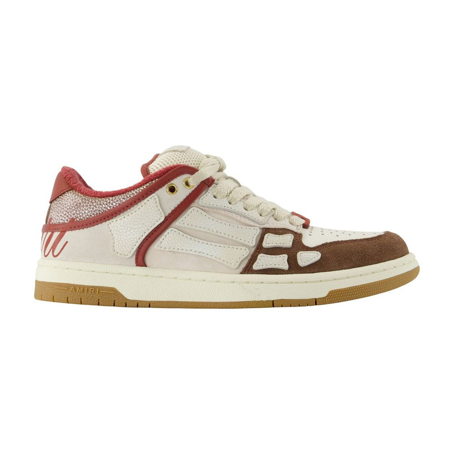 Amiri Calfskin sneaker in multicolor