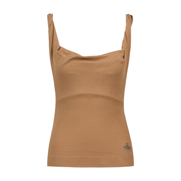 Vivienne Westwood Viscose tank top in brown