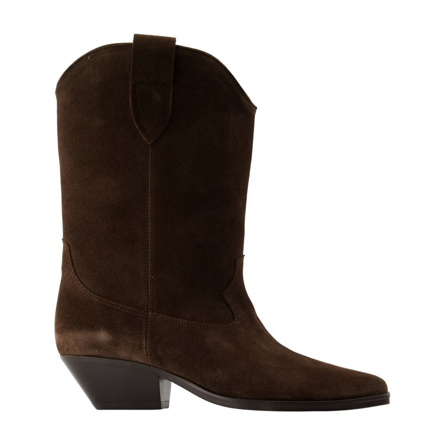 Isabel Marant Calfskin suede boot in brown