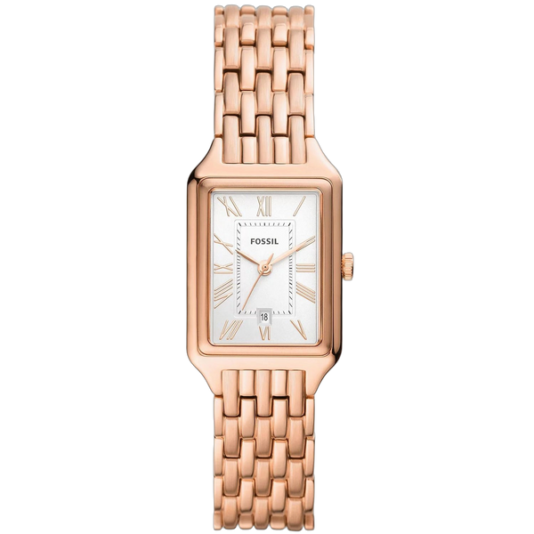Fossil watch in rose gold