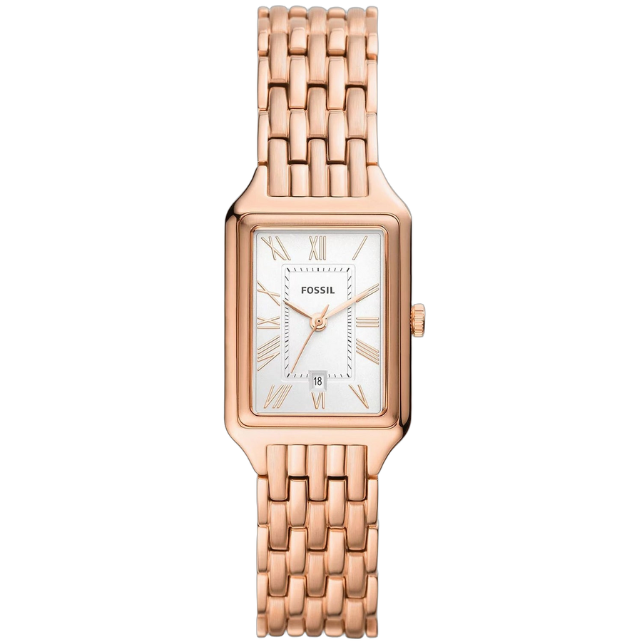 Fossil watch in rose gold