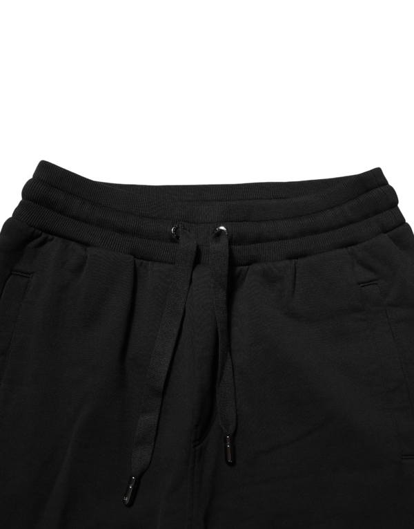 Black Cotton Jogger Men Sweatpants Pants