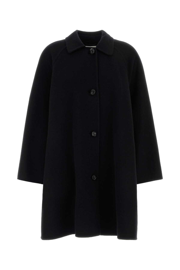 Black Wool Blend Ina Coat Cappotti
