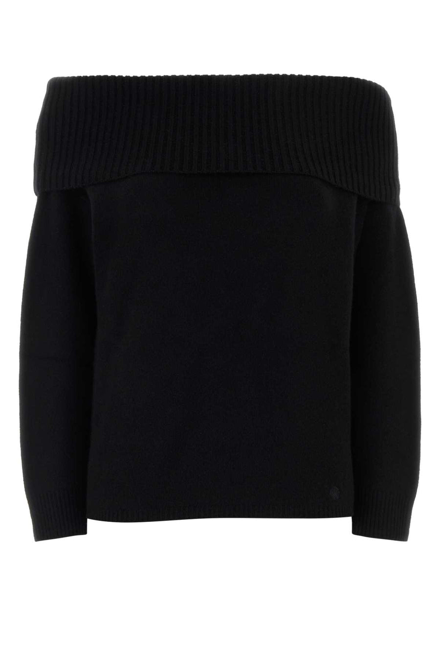 Black Stretch Cashmere Sibyl Sweater Exterior: Elastane Maglie