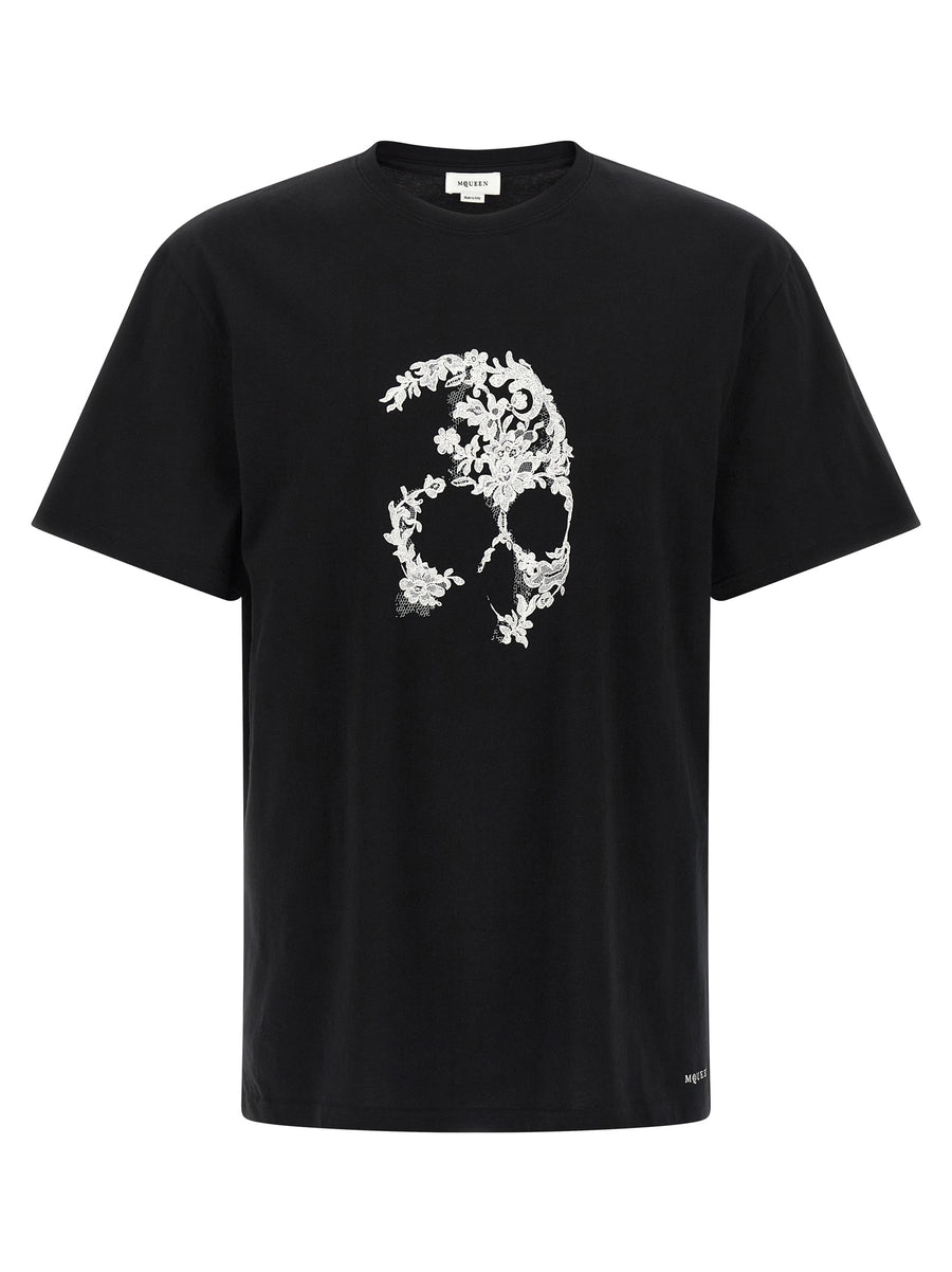 Alexander McQueen 100% Cotton t-shirt in black