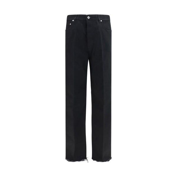 Black Cotton Flared Jeans Clothing