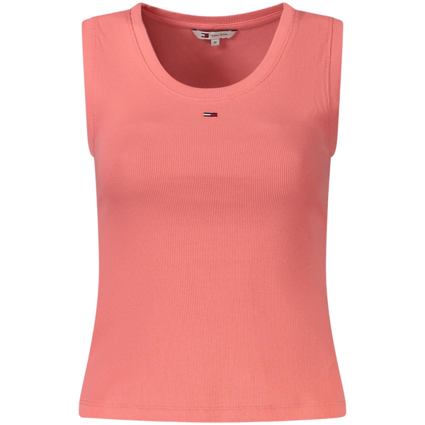 Pink Cotton Womens Tank Top