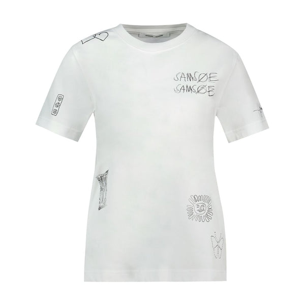SamsøE SamsøE Cotton t-shirt in white