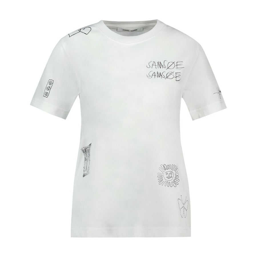 SamsøE SamsøE Cotton t-shirt in white