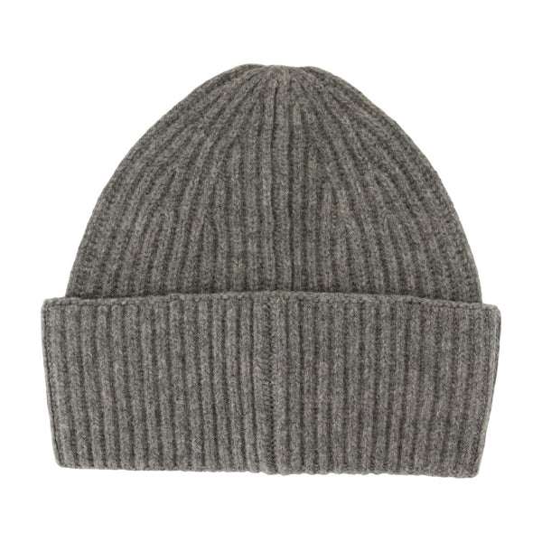 SamsøE SamsøE F24300118-CLR000659 wool beanie in gray