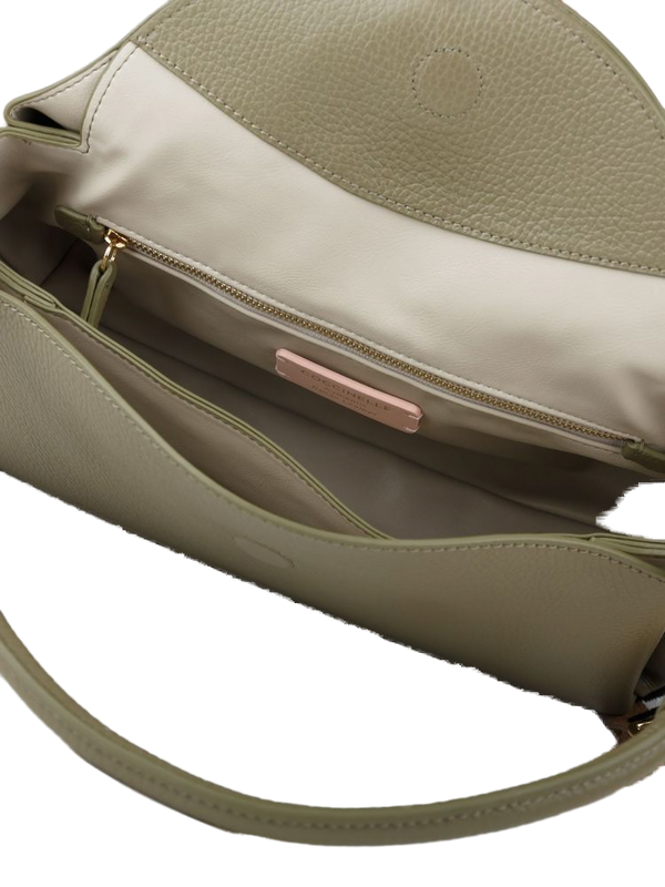 Coccinelle 100% Cow Leather; Lining: 100% Cotton; Interior: 56% Polyurethane shoulder bag in green