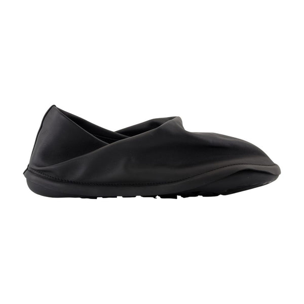 Hida Negro Sneakers - Camper X Issey Miyake Leather Black Cowhide Shoes / Flat-shoes