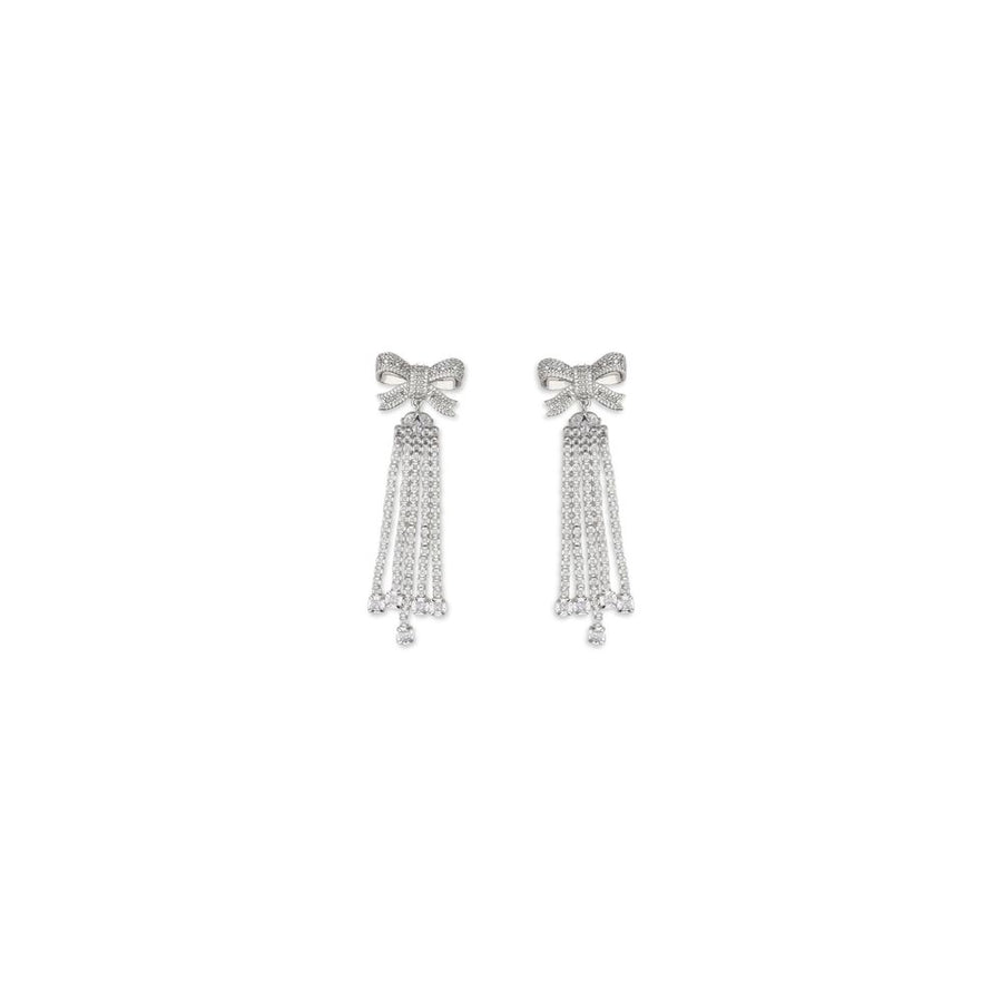 Silver Brass Earrings