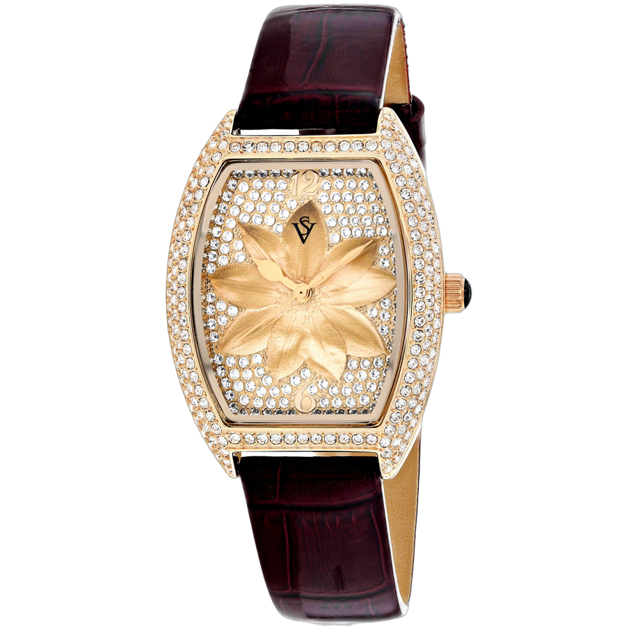 Christian Van Sant Stainless steel case watch in brown