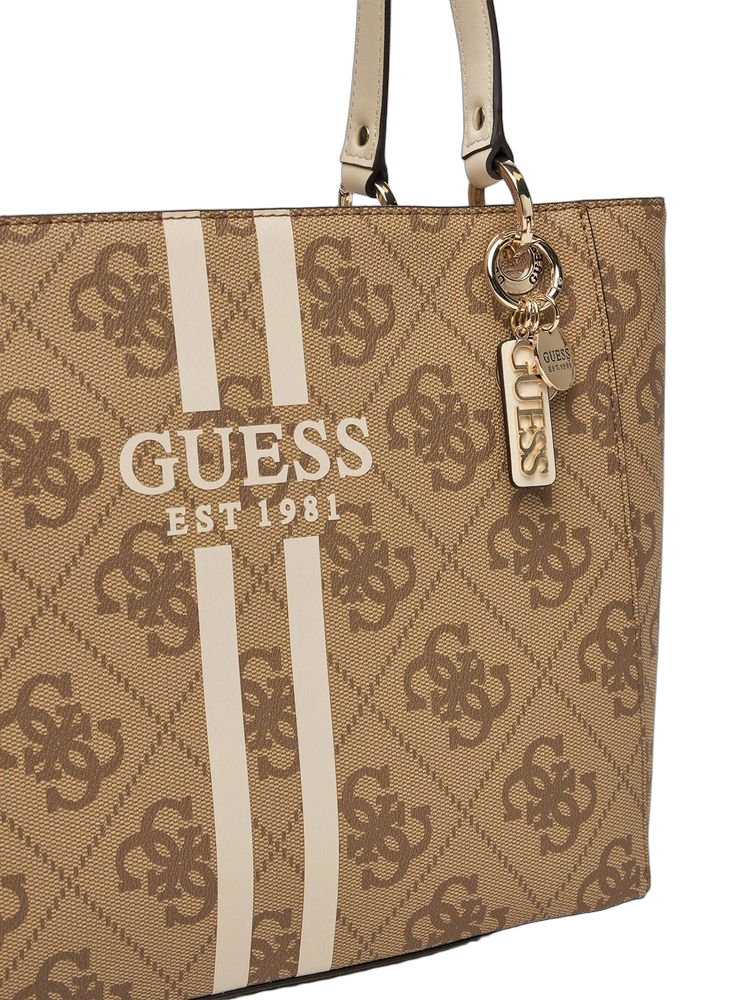 Guess 100% Polyurethane tote bag in beige