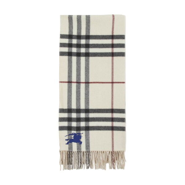 Burberry cashmere scarf in ivory