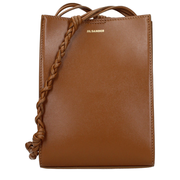Jil Sander Leather crossbody bag in brown
