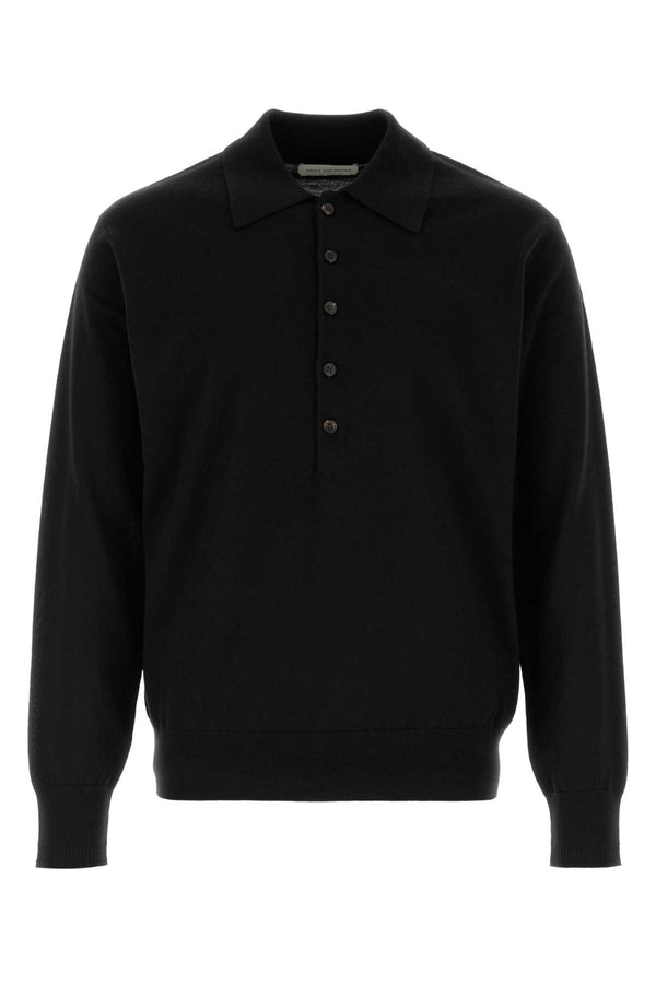 Black Wool Muano Sweater Exterior: Merino Maglie