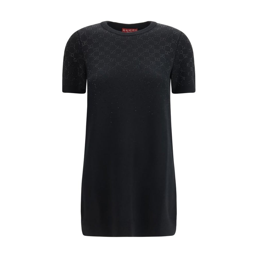 Gucci 78% Wool Ovis Aries tunic in black