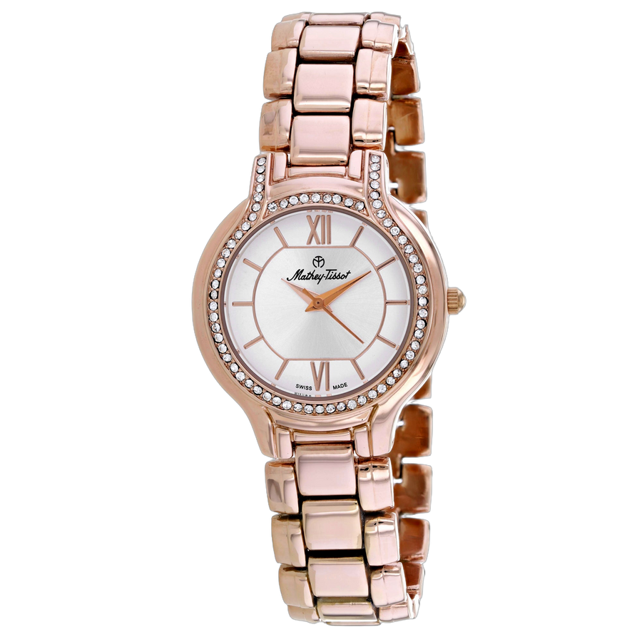 Mathey Tissot Stainless steel case watch in rose gold