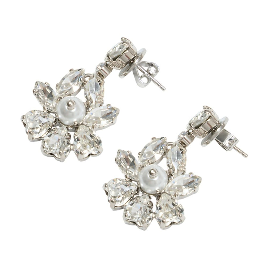 Simone Rocha Crystal earrings in silver