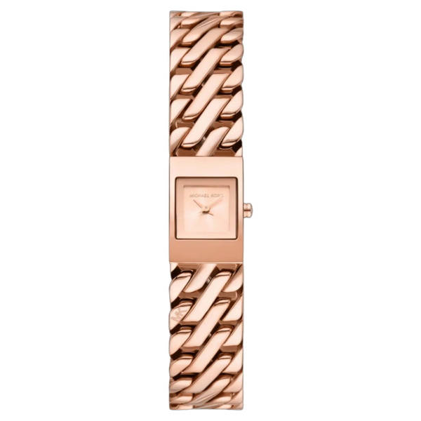 Michael Kors Stainless steel case watch in rose gold