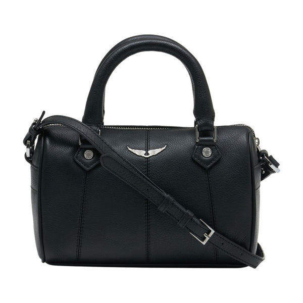 Zadig & Voltaire Calfskin shoulder bag in black