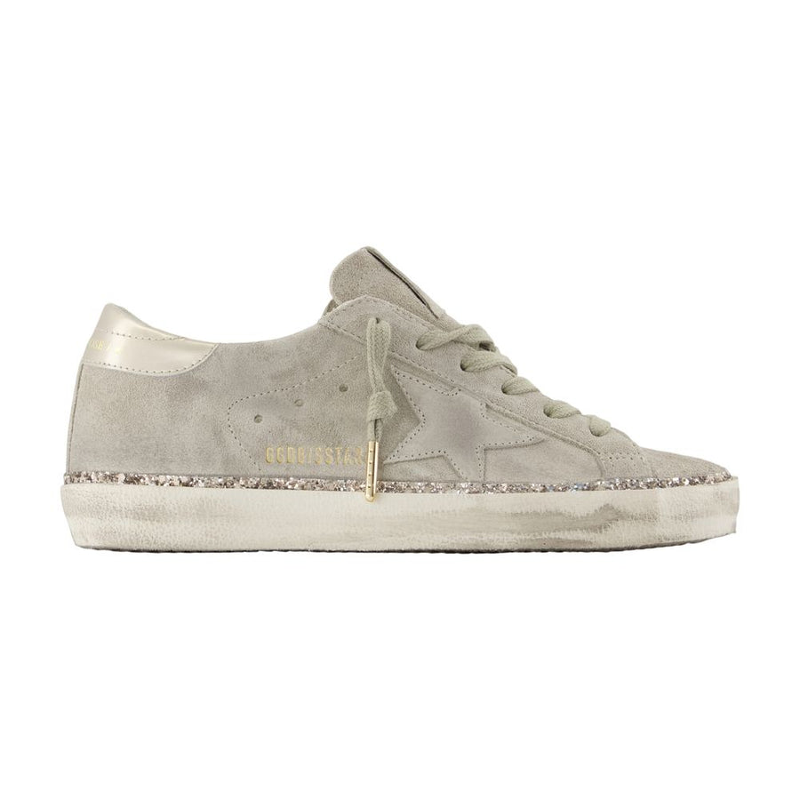 Golden Goose Deluxe Brand calfskin sneaker in beige