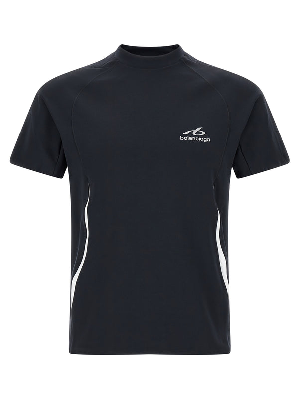 Blue Polyamide T-Shirt