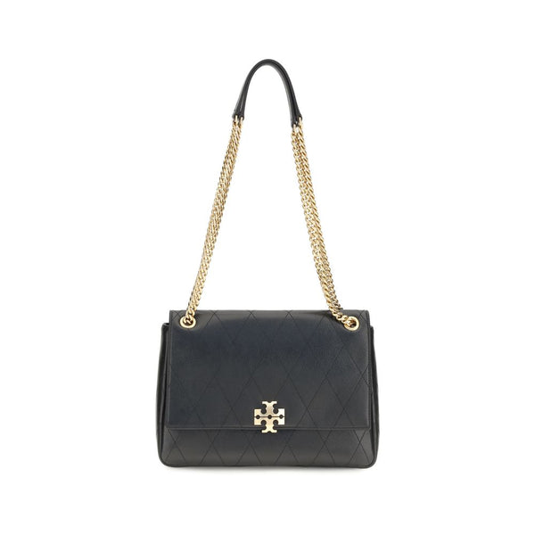 Tory Burch 100% Calf Leather Bos Taurus shoulder bag in black